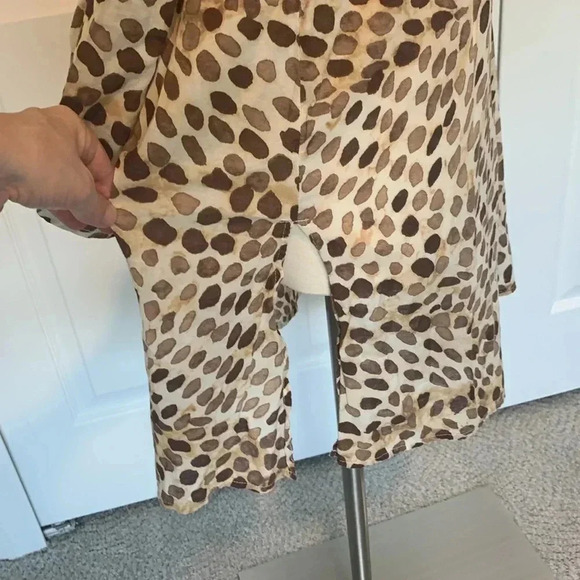 Echo Cotton Beach Coverup Animal Print size Medium - Picture 4 of 7
